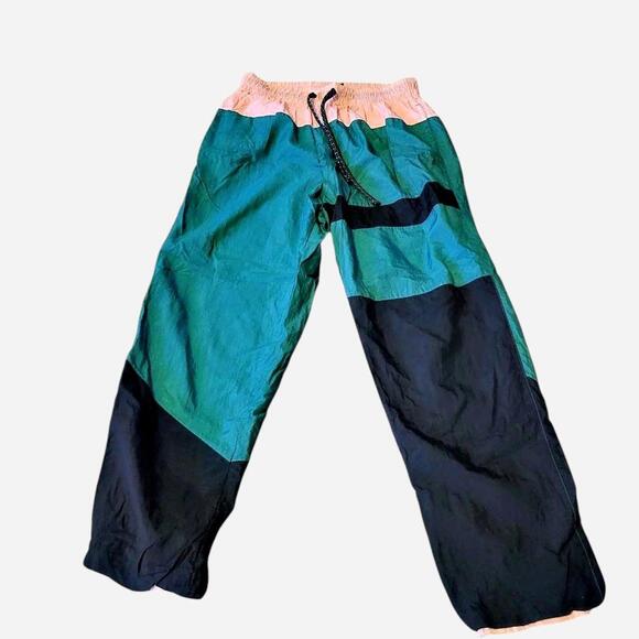 Nike Other - Vintage Nike Flight green and pink Track Pants